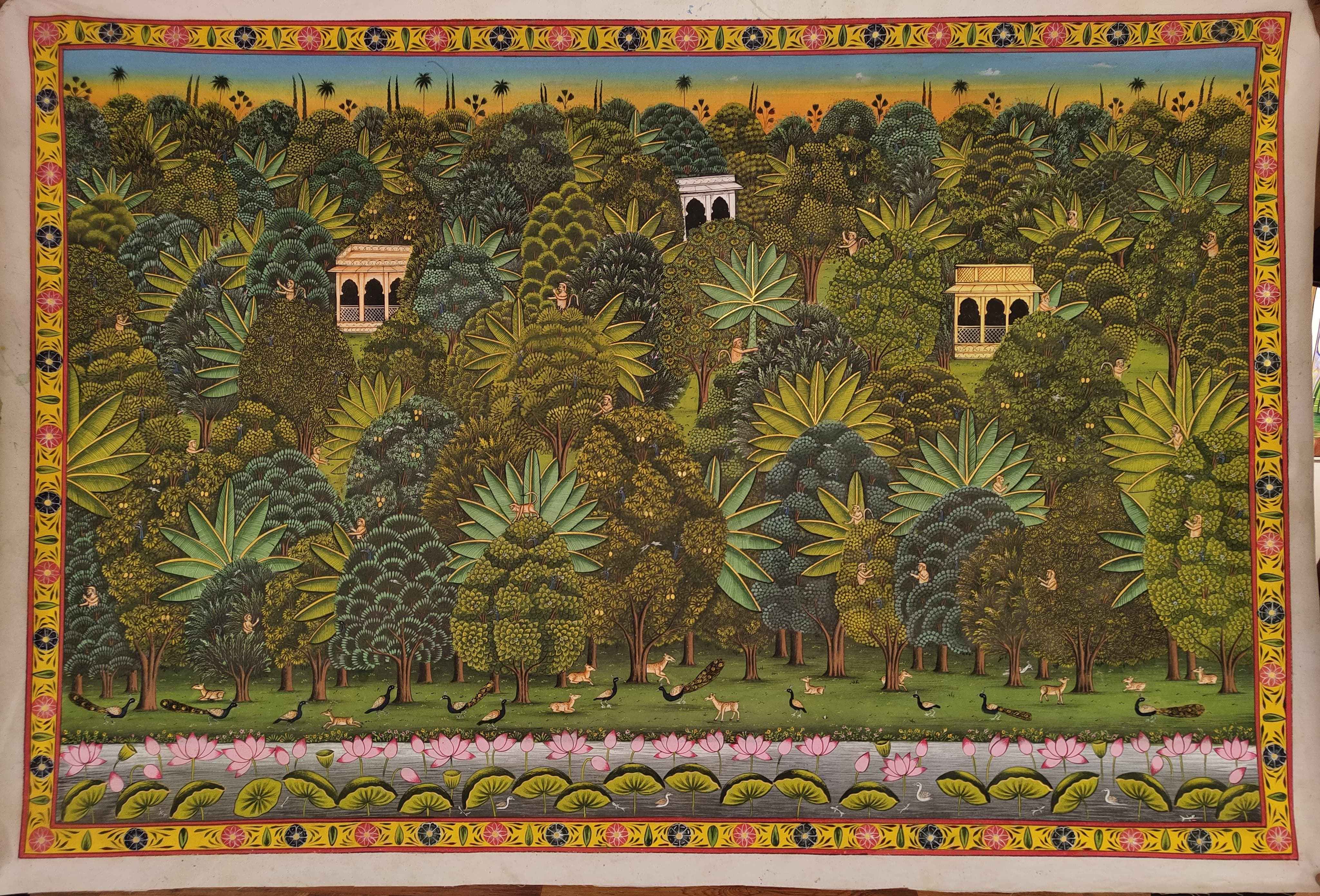 Krishna's Sacred Grove in Bloom